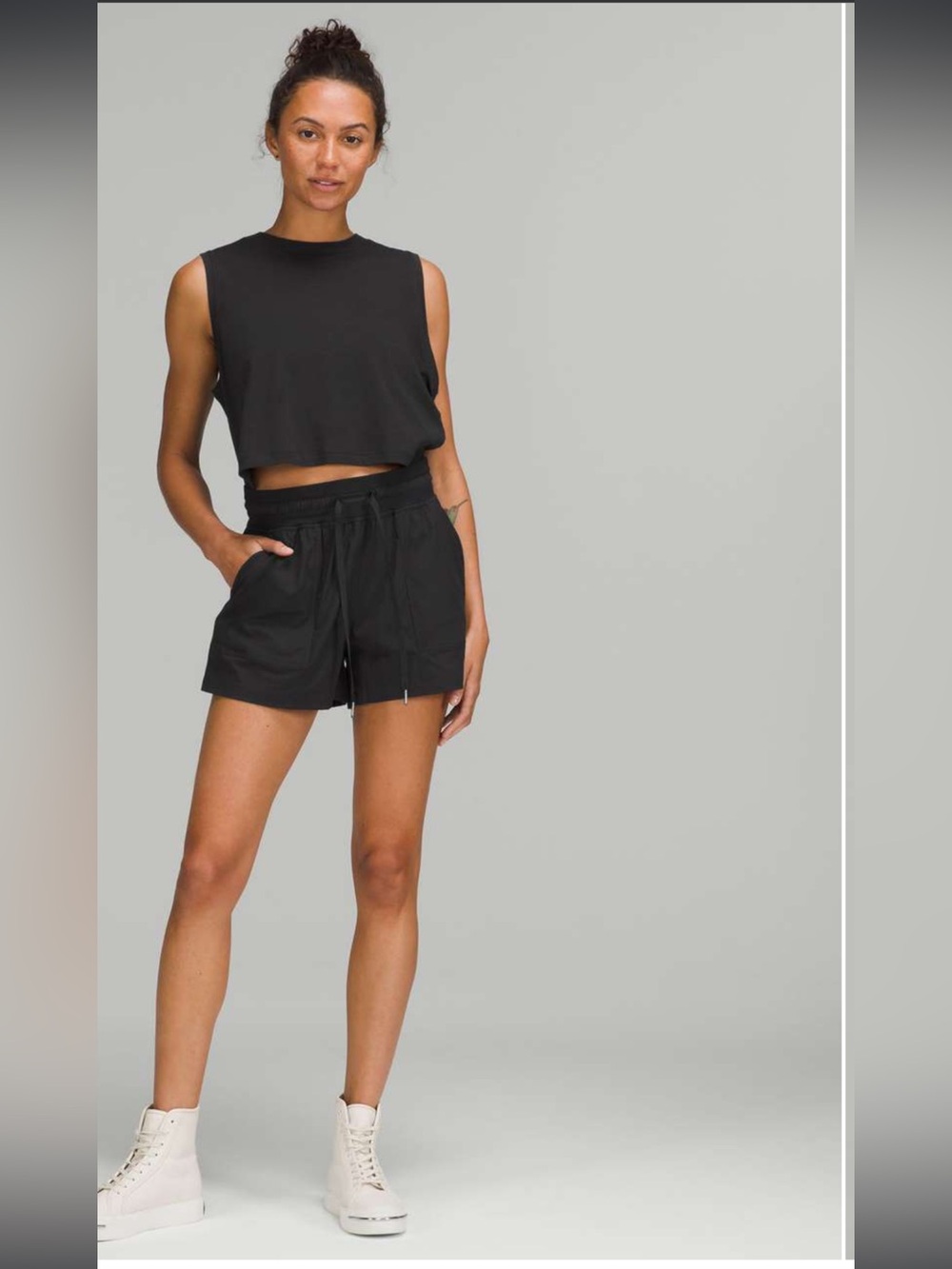 Size 6 Lululemon Dance Studio High Rise Short 3.5” black